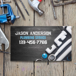 Renovierungsleitung Handyman Pluming Service Plumb Visitenkarte