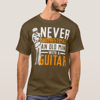 Rent Guitarist Gift Music Lover Rentirement Guit T-Shirt