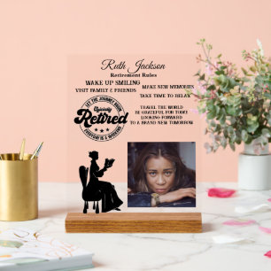 Rente Acrylschild