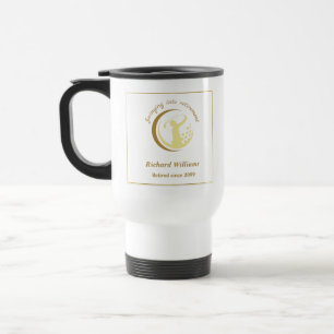 Rente Golf Party Classic Green Golden Player Reisebecher