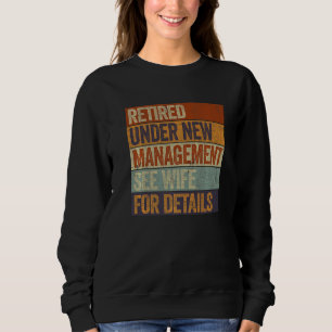 Rente Männer Vater Erwachsener Party Spaß Sweatshirt