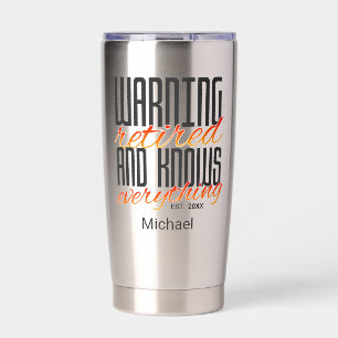 Rente Party Geschenk Funny Thermobecher