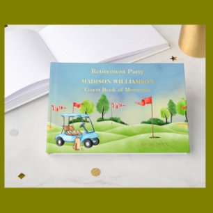 Rente Party Golf Theme Real Gold Unterkunft Gästebuch