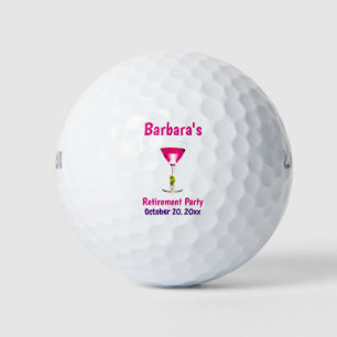 Rente Party Pink Martini Custom Bevorzugung Golfball
