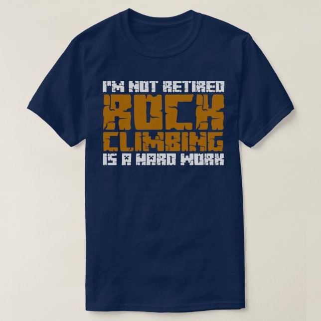 Rente Rock Climbing T-Shirt (Design vorne)