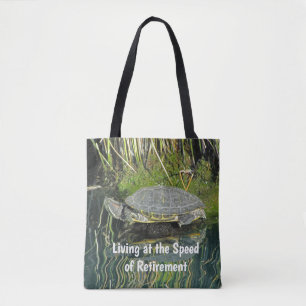 Rente Turtle Foto Wasser Reflektionsart Tasche