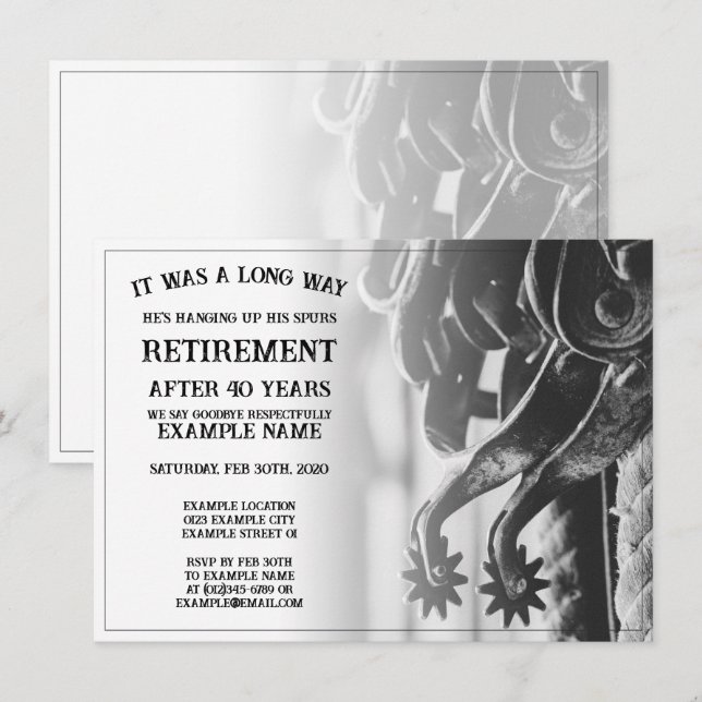 Rentenankündigung mit alten Spulen (Vorne/Hinten)