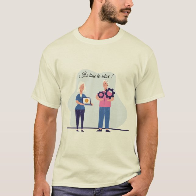Rentengeschenk für Arbeitnehmer T-Shirt (Vorderseite)