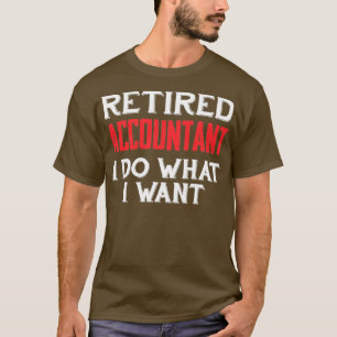 Rentengeschenk für Buchhalterin des Buchhalters T-Shirt