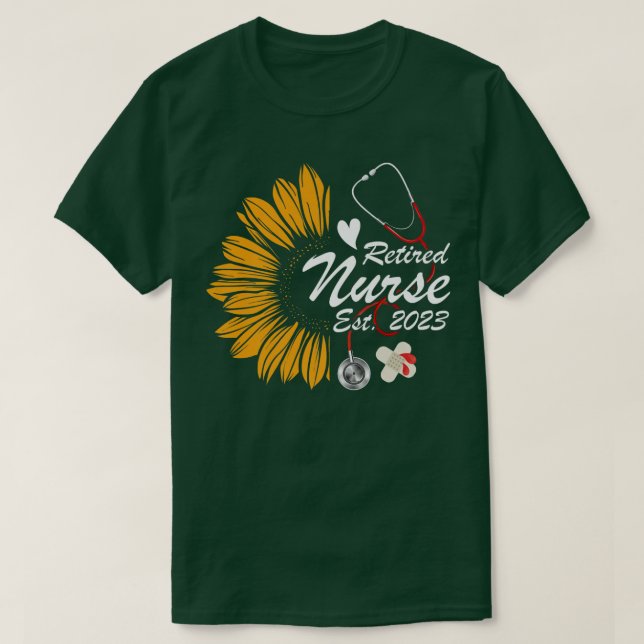 Rentengeschenk für Krankenschwester 2023 Krankenpf T-Shirt (Design vorne)