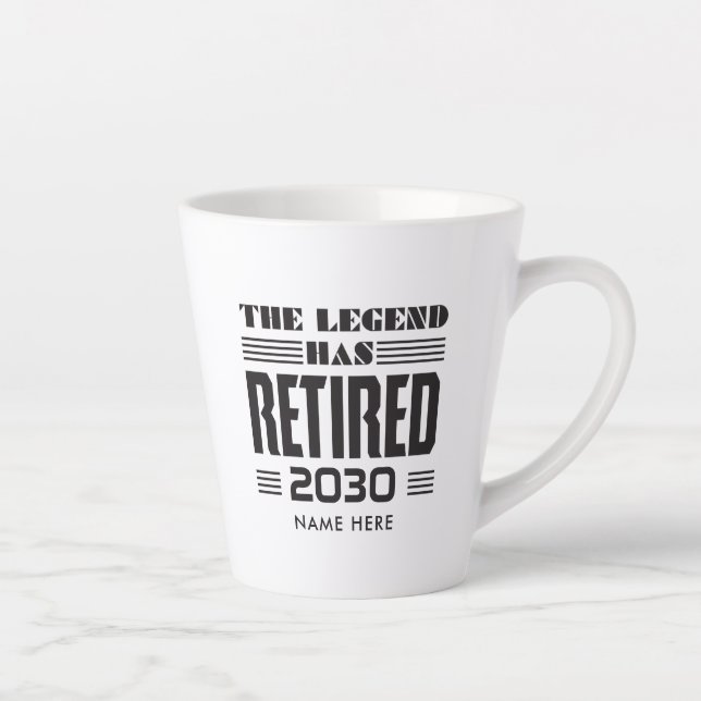 Rentengeschenk für Mitarbeiter nach Maß Milchtasse (Rechts)