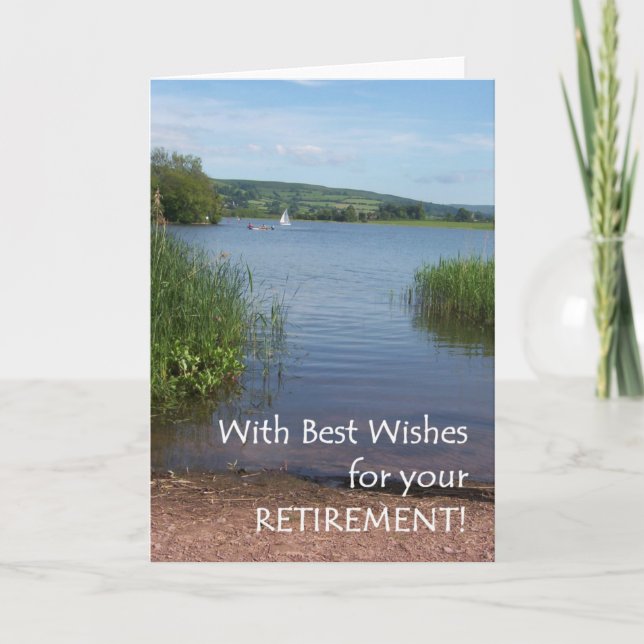 Rentenkarte - Segeln am See Karte (Vorderseite)