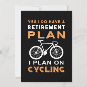 Rentenplan, auf den ich mich durch Radfahren vorbe Einladung