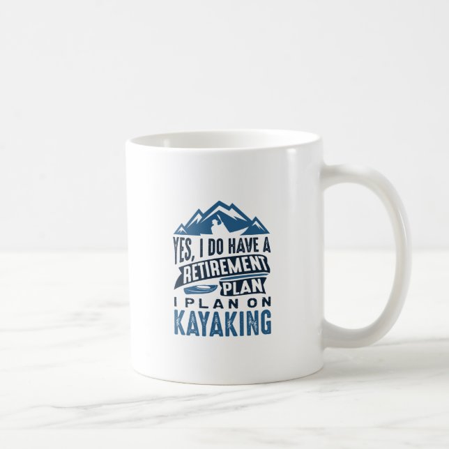 Rentenplan Kajaking Kaffeetasse (Rechts)