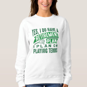 Rentenplan Tennis Sweatshirt