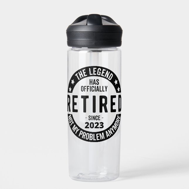 Rentenplan Trinkflasche (Vorderseite)