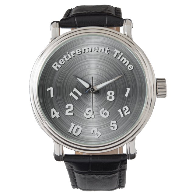 Rentenzeit Armbanduhr (Vorderseite)