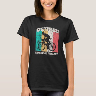 Rentenzulassungsrente Finanzanalytiker T-Shirt