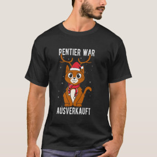 RENTIER AUSVERKAUFT Lustige Katzen Weihnachtskleid T-Shirt