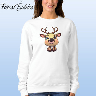 Rentier, Baby Deer, Fawn, Doe Lover, 🦌 🎄 Sweatshirt