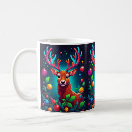 "Rentier & Baubles" Weihnachten Kaffeetasse