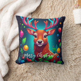 "Rentier & Baubles" Weihnachten Kissen