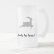 Rentier bereit für den Start