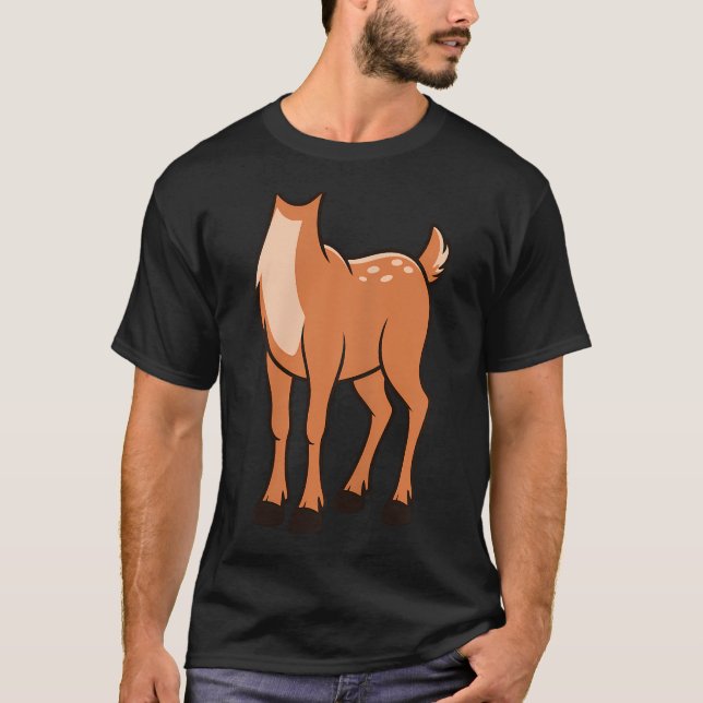 Rentier Braun T-Shirt (Vorderseite)