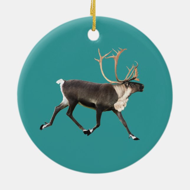Rentier - Bull Caribbean Keramikornament (Hinten)