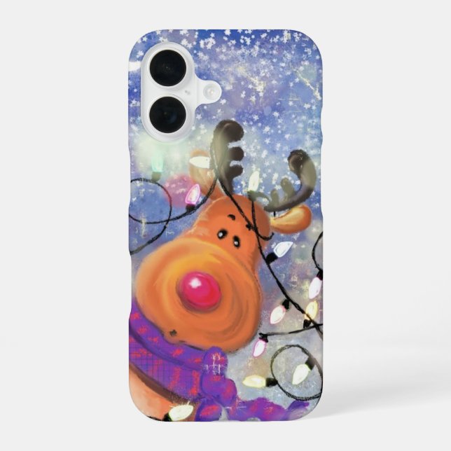 Rentier Christmas iPhone oder Samsung Hüllen 16 Hülle (Rückseite)