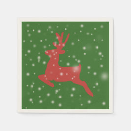 Rentier Christmas Standard Cocktail Papier Napkins Serviette