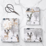 Rentier Christmas Wrapping Paper Set (3) - #1 Geschenkpapier Set<br><div class="desc">Dieses niedliche, coole, graue und bräunliche Set aus Palettenpapier ergänzt Ihre winterliche Weihnachtsdekoration. Rentiere auf schneebedecktem Gelände, das uns daran erinnert, dass der Winter noch eine schöne Zeit ist. Danke, dass Sie unser kleines Unternehmen unterstützt haben. Wir wissen es wirklich zu schätzen. Wir wünschen Ihnen in dieser Feriensaison das Beste....</div>