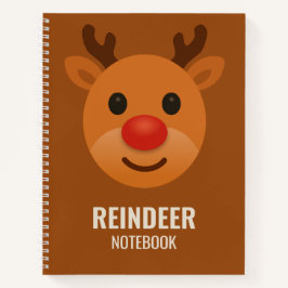 Rentier-College-Heft – Süßes Weihnachten Notizbuch