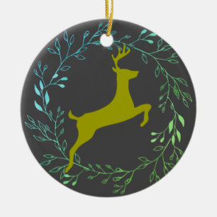 Rentier - Donner Keramik Ornament