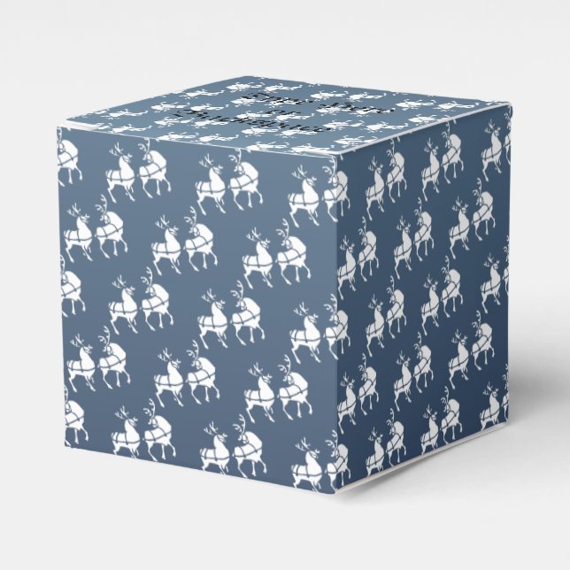 Rentier Geschenkboxen Personalisieren Weihnachts-G Geschenkschachtel (Vorderseite)