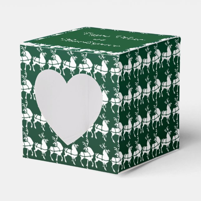 Rentier Geschenkboxen Personalisieren Weihnachts-G Geschenkschachtel (Vorderseite)