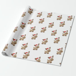 Rentier-Geschenkverpackung Geschenkpapier