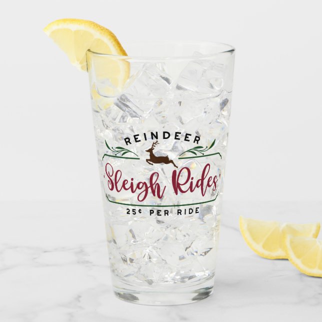 Rentier Glas (Vorderseite Ice)