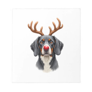 Rentier Great Dane Weihnachten Great Dane Hundemam Notizblock