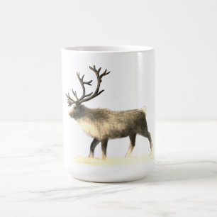 Rentier im Winter Kaffeetasse