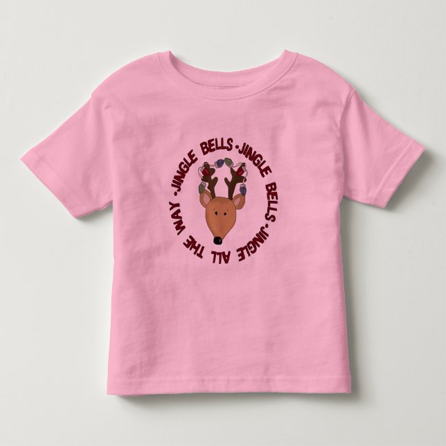 Rentier Jingle Bells Tshirts und Geschenke (Vorderseite)