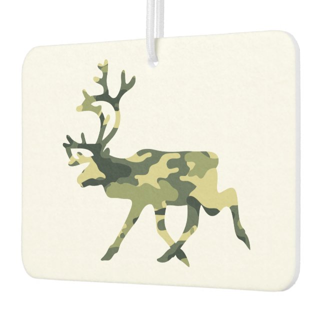 Rentier/Karibik-Waldkamouflage / Camouflage Autolufterfrischer (Links)