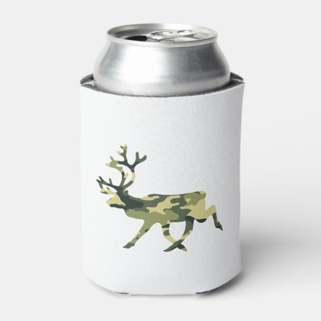 Rentier/Karibik-Waldkamouflage / Camouflage Dosenkühler (Kanne Vorderseite)