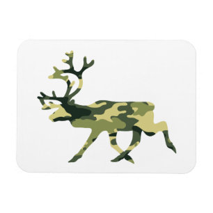Rentier/Karibik-Waldkamouflage / Camouflage Magnet