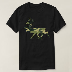 Rentier/Karibik-Waldkamouflage / Camouflage T-Shirt