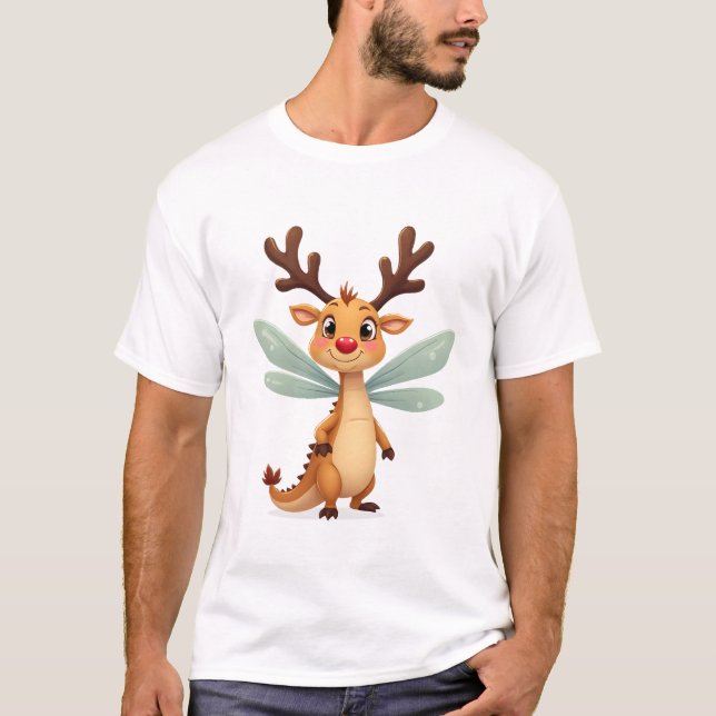 Rentier Libelle T-Shirt (Vorderseite)