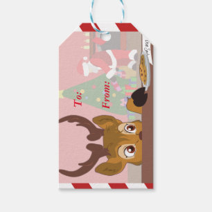 Rentier-Liebhaber-Kekse Geschenkanhänger