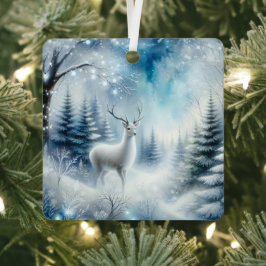 Rentier Magical Enchanted Weihnachtswald Ornament Aus Metall