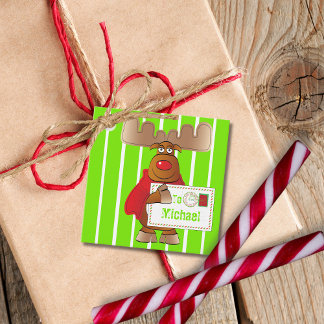 Rentier North Pole Sonderlieferung Weihnachten Geschenkanhänger