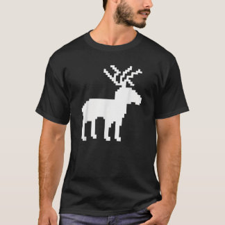 Rentier-norwegisches Muster T-Shirt